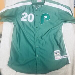 Mitchell & Ness Phillies St. Patricks Day Mike Schmidt Jersey 26x32 Missing Tag